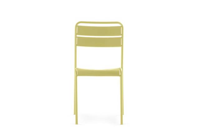 Quito Chaise de jardin empilable acier 6