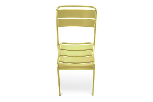Quito Chaise de jardin empilable acier 8