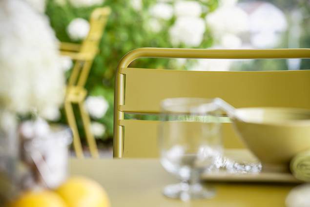 Quito Chaise de jardin empilable acier 12