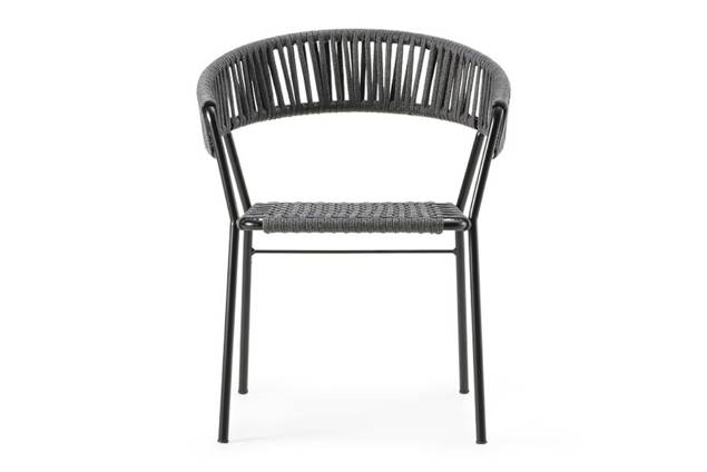 Lima Chaise de jardin empilable acier 2