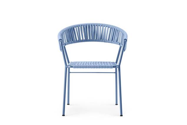 Lima Chaise de jardin empilable acier 2