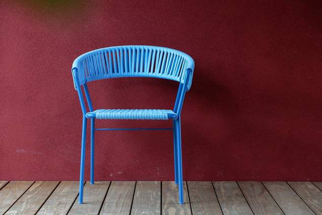 Lima Chaise de jardin empilable acier 4