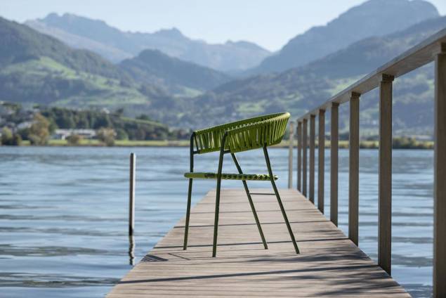Lima Chaise de jardin empilable acier 4