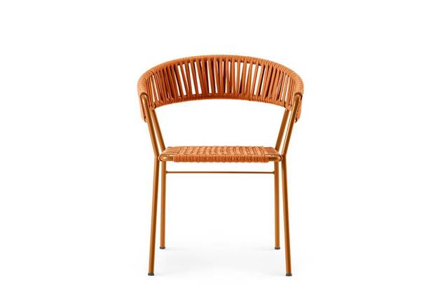 Lima Chaise de jardin  empilable acier 2