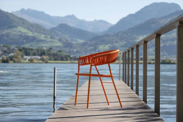 Lima Chaise de jardin  empilable acier 4