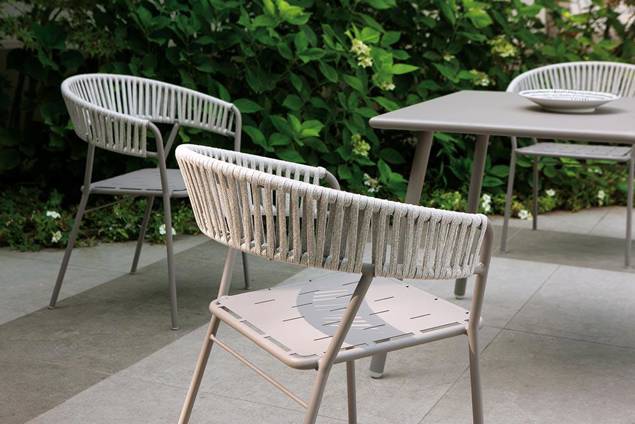 Lima Gartenstuhl stapelbar Stahl 5