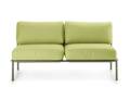 Bilbao 2er Loungebank Stahl 3