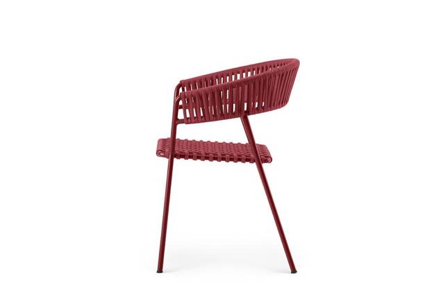 Lima Chaise de jardin empilable acier