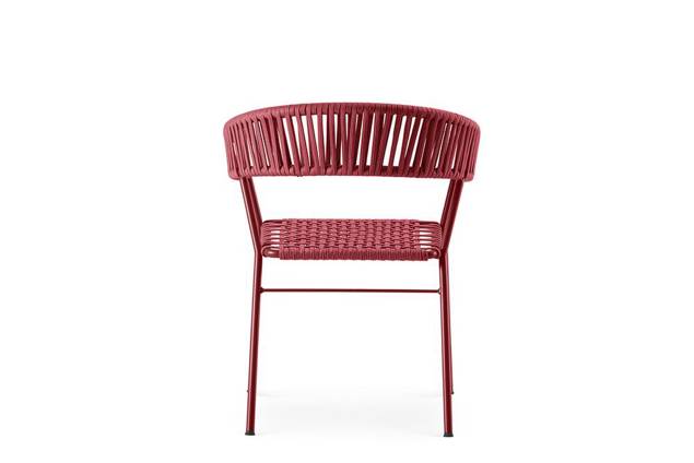 Lima Chaise de jardin empilable acier 1