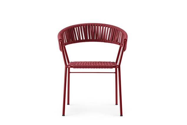 Lima Chaise de jardin empilable acier 2