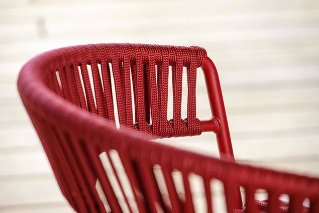 Lima Chaise de jardin empilable acier 6