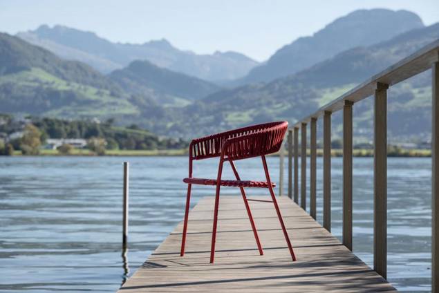 Lima Chaise de jardin empilable acier 8