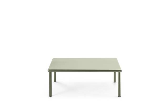 Bilbao Loungetisch Stahl 80x80 cm 1
