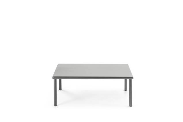 Bilbao Loungetisch Stahl 80x80 cm 1