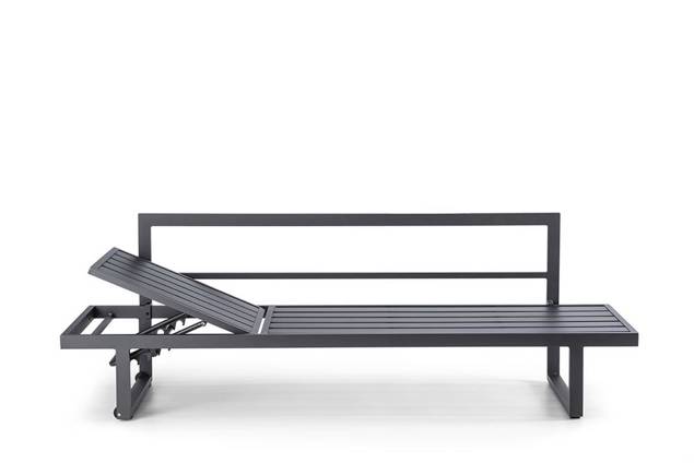Tosca 3er Loungebank Aluminium 10