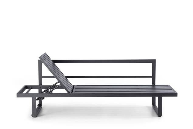 Tosca 3er Loungebank Aluminium 14