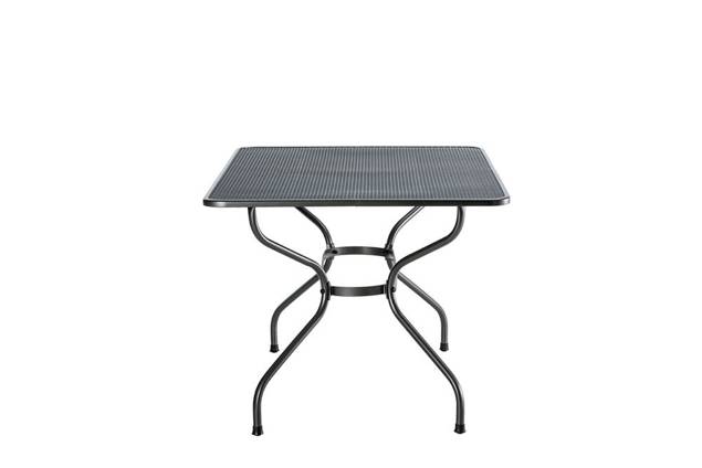 Basic Table de jardin métal déployé 145x90 cm 2