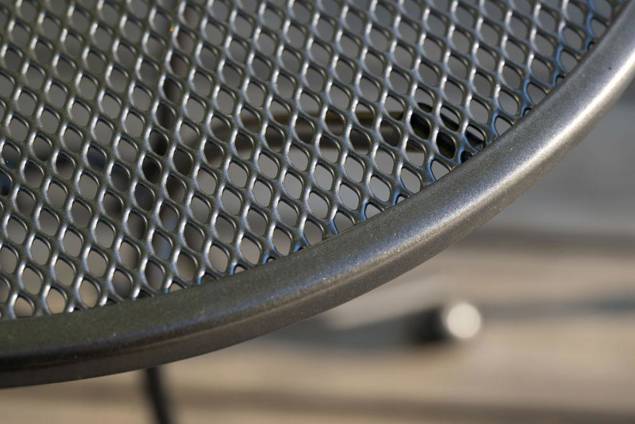 Basic Table de jardin ronde métal déployé Ø 60 cm 8