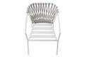 Seattle Chaise de jardin empilable aluminium 5