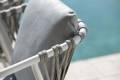 Seattle Chaise de jardin empilable aluminium 6