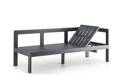 Livorno 3er Diningbank Aluminium 6
