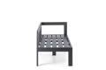 Livorno 3er Diningbank Aluminium 8