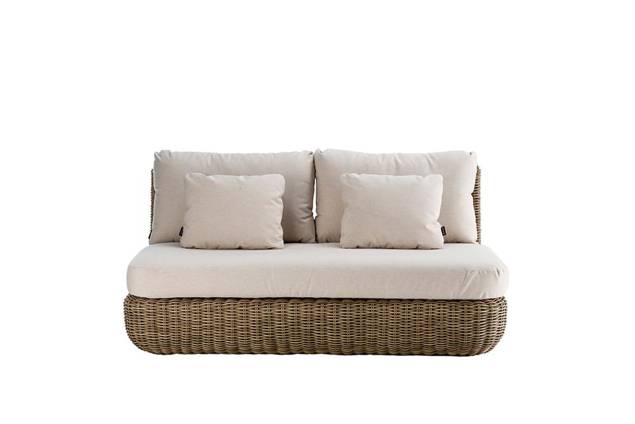 Siena 2er Loungebank Rattan 6