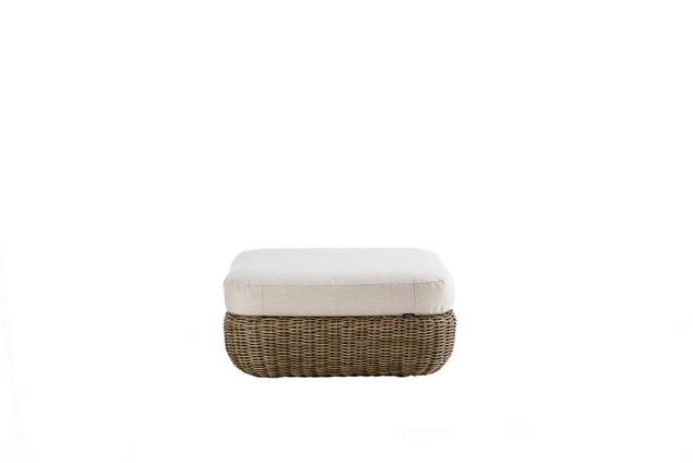 Siena Loungehocker Rattan 1