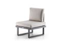 Tosca Dining Loungesessel Aluminium 1