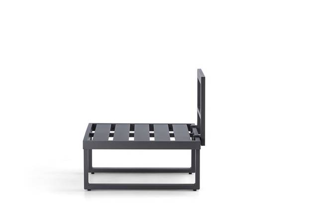 Tosca Dining Loungesessel Aluminium 2