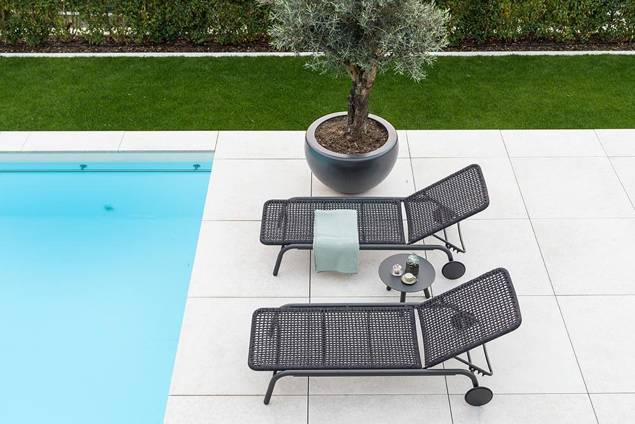 Palma Chaise longue aluminium 11