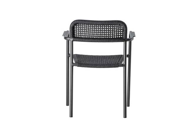 Patras Gartenstuhl stapelbar Aluminium 1