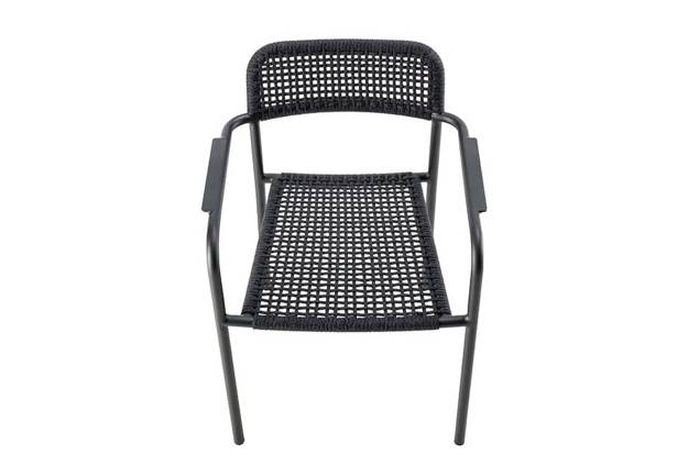 Patras Gartenstuhl stapelbar Aluminium 3