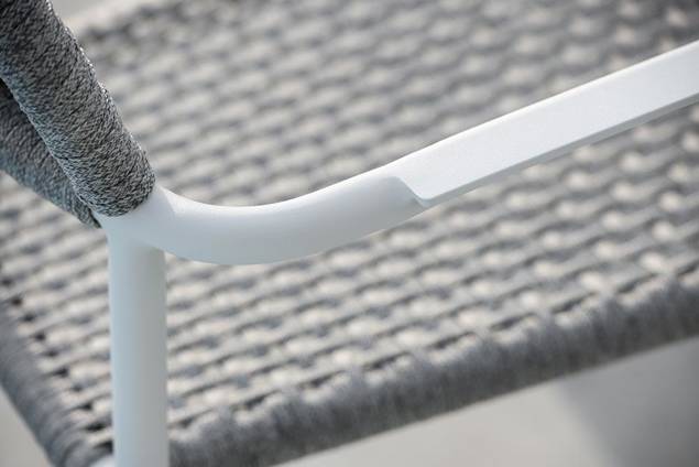 Patras Chaise de jardin empilable aluminium 5