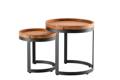 Lucca Beistelltisch Set Aluminium Ø 45 cm 1