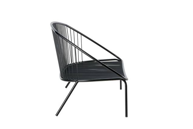 Como 2.5er Loungebank Stahl 4