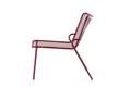 Vienna Fauteuil lounge empilable acier 2