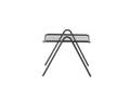 Vienna Tabouret lounge empilable acier 2