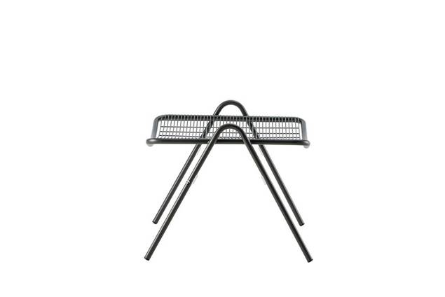 Vienna Tabouret lounge empilable acier 2