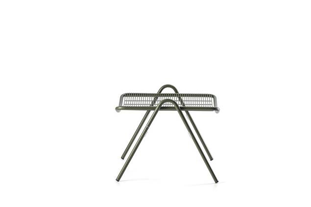 Vienna Tabouret lounge empilable acier 2