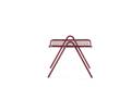 Vienna Tabouret de lounge empilable acier 2