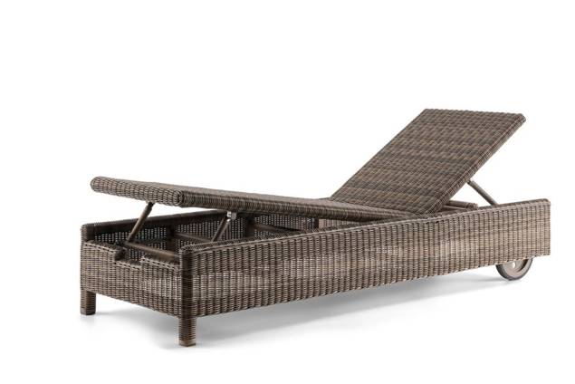 Maxime II Liegestuhl Rattan 6