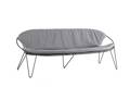 Montreal 3er Loungebank Edelstahl 1