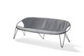 Montreal 3er Loungebank Edelstahl 5