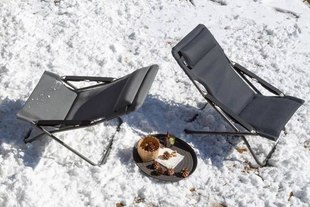 Transabed Chaise de jardin pliant acier 2