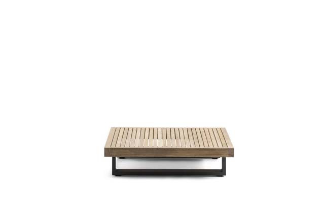 Amalfi Loungetisch Aluminium 90x90 cm 2