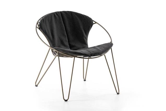 Montreal Fauteuil lounge acier inoxydable 2