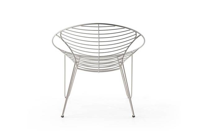 Montreal Fauteuil lounge acier inoxydable 8