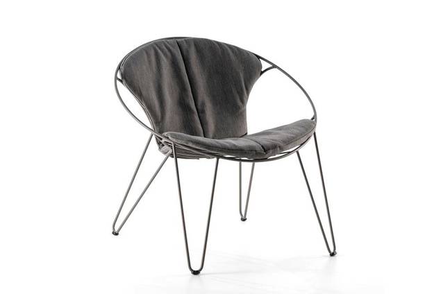 Montreal Fauteuil lounge acier inoxydable 2