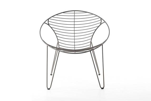 Montreal Fauteuil lounge acier inoxydable 6